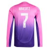 Officiële Voetbalshirt Duitsland Kai Havertz 7 Uit EK 2024 Lange Mouw - Heren